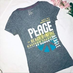 AE Graphic V-Neck Tee